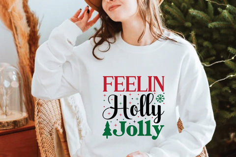 Feelin Holly Jolly SVG Angelina750 