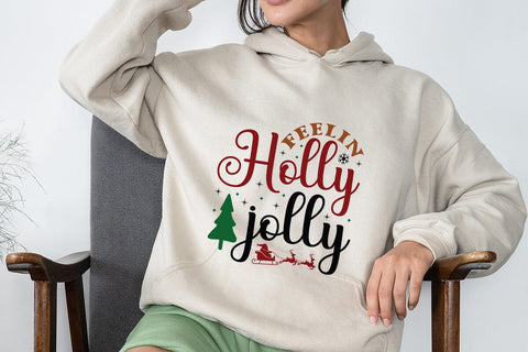 Feelin Holly Jolly SVG Angelina750 