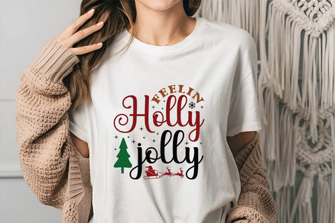 Feelin Holly Jolly SVG Angelina750 