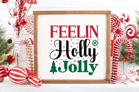 Feelin Holly Jolly SVG Angelina750 