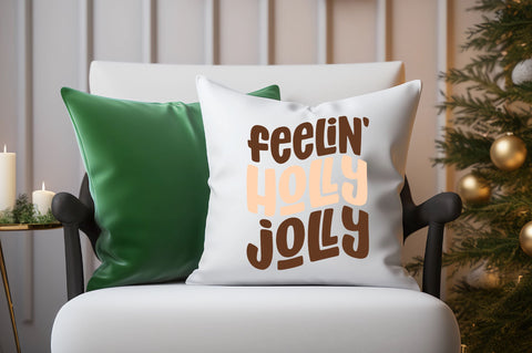 Feelin holly jolly Svg Design SVG Regulrcrative 