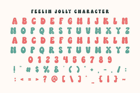 Feelin Jolly - Groovy Textured Font Font Masyafi Studio 