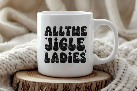 Feelin Jolly - Groovy Textured Font Font Masyafi Studio 