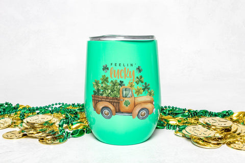 Feelin Lucky - St. Patrick's Day Sublimation Sublimation CraftLabSVG 