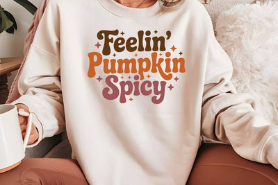 Feelin Pumpkin Spicy SVG Angelina750 