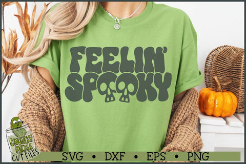 Feelin' Spooky Skulls SVG File SVG Crunchy Pickle 