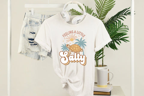 Feeling a Little Salty, Retro Summer Sublimation Sublimation CraftLabSVG 