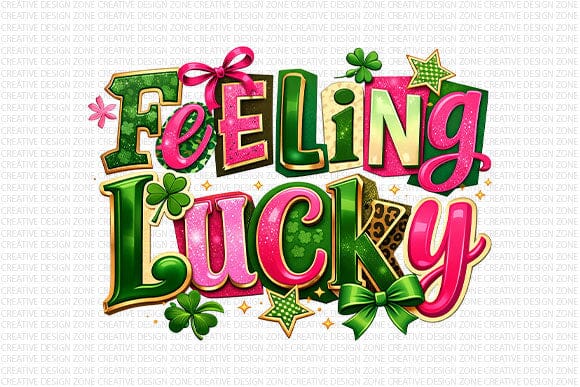 Feeling Lucky PNG | St Patrick’s Day Sublimation Design SVG BillahCrafts 
