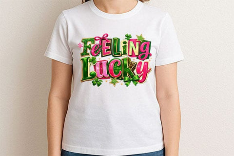Feeling Lucky PNG | St Patrick’s Day Sublimation Design SVG BillahCrafts 