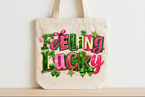 Feeling Lucky PNG | St Patrick’s Day Sublimation Design SVG BillahCrafts 