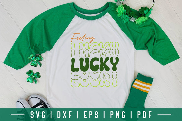 Feeling Lucky, Retro St Patricks Day SVG SVG CraftLabSVG 