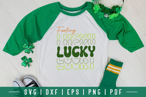 Feeling Lucky, Retro St Patricks Day SVG SVG CraftLabSVG 