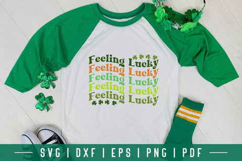 Feeling Lucky, Retro St Patricks Day SVG SVG CraftLabSVG 