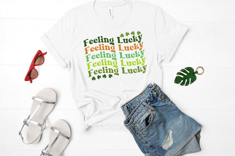 Feeling Lucky, Retro St Patricks Day SVG SVG CraftLabSVG 