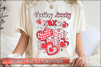 Feeling lucky xoxo Sublimation SVG Shetara Begum 