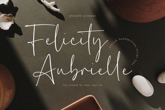 Felicity Aubrielle Font Timur type 