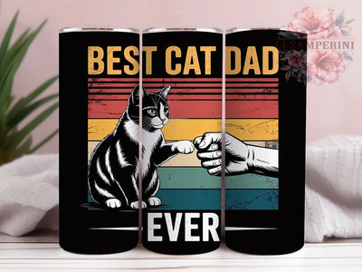 Feline Dad Pet Lover Tumbler, Pet Dad Tumbler, Cat Lover Present, Animal Parent Cup, Feline Dad Design, Pet Owner Gift, Sublimation Template Sublimation Li Zamperini 