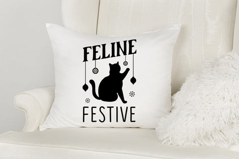 Feline Festive, Christmas Cat SVG SVG CraftLabSVG 