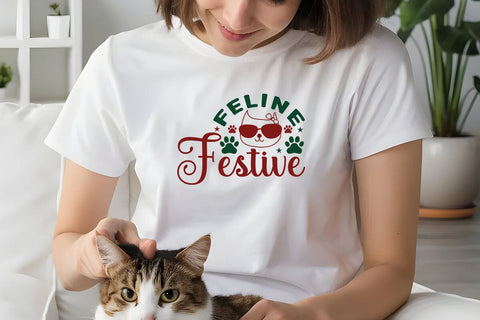 Feline festive SVG Angelina750 
