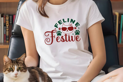 Feline festive SVG Angelina750 