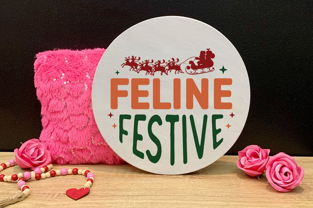 Feline festive SVG Angelina750 