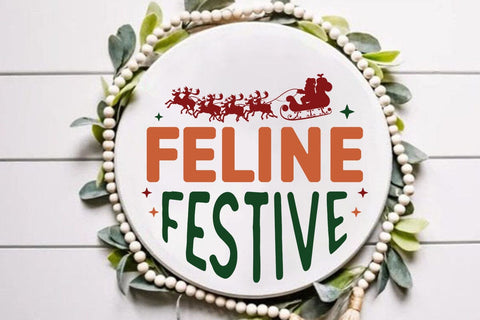 Feline festive SVG Angelina750 