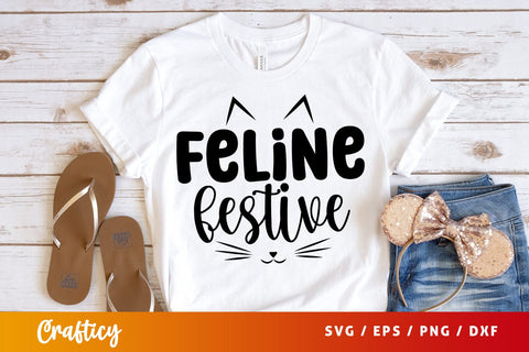 Feline Festive SVG Design SVG Designangry 