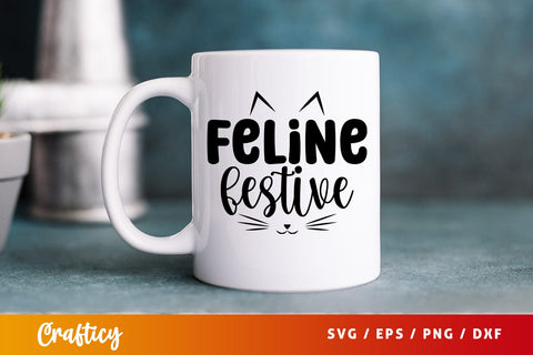 Feline Festive SVG Design SVG Designangry 