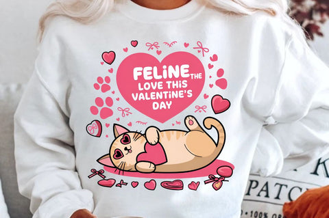 Feline The Love Sublimation Design Sublimation Regulrcrative 