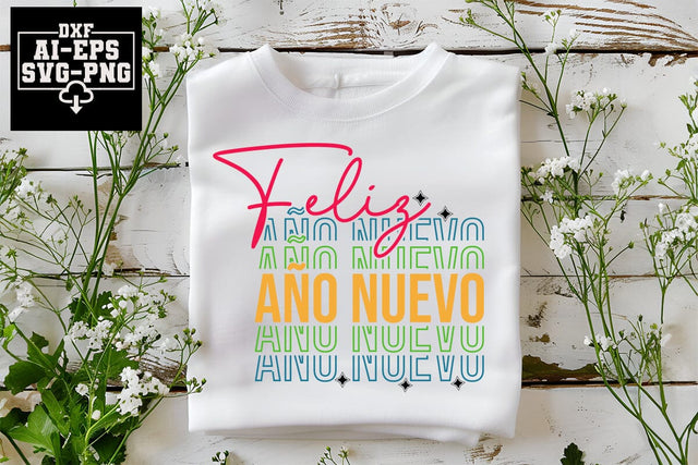 Feliz Año Nuevo Svg Cut Files Creative Art SVG CraftlabSvg55 
