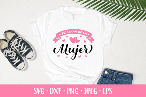 Feliz Dia de la Mujer SVG. Happy Womens Day in Spanish SVG LaBelezoka 