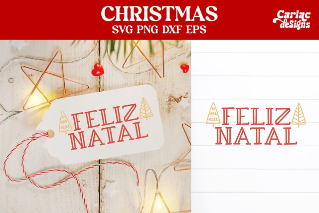 Feliz Natal SVG SVG Carla C Designs 