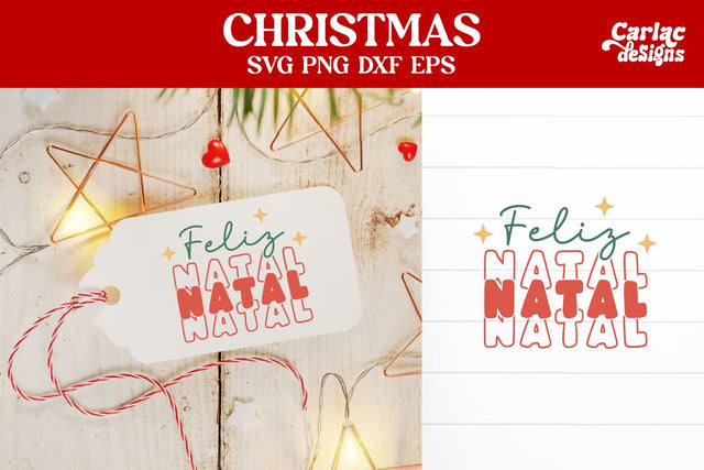 Feliz Natal SVG SVG Carla C Designs 