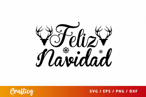 Feliz navidad SVG Design SVG Designangry 