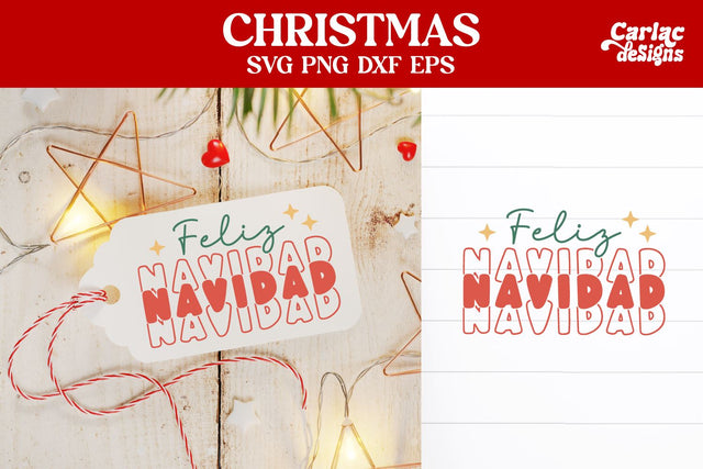 Feliz Navidad SVG SVG Carla C Designs 