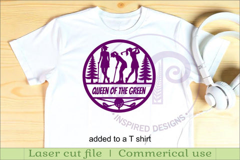 Female Golfer name wall art sign, SVG personalized SVG APInspireddesigns 