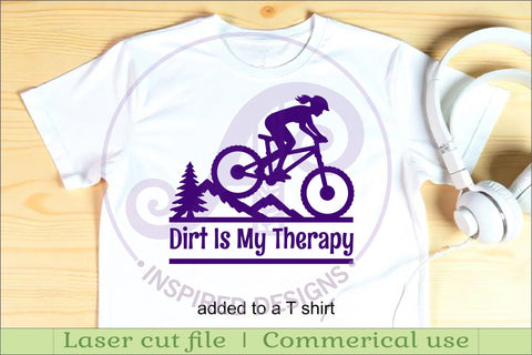 Female Mountain Bike Name Sign SVG, Cyclist Laser Cut File SVG APInspireddesigns 