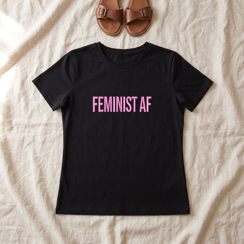 Feminist AF Embroidery Design – Pink Bold Feminist Saying Women Empowerment Machine Embroidery File Embroidery/Applique DESIGNS PatternFeed8 