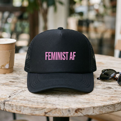 Feminist AF Embroidery Design – Pink Bold Feminist Saying Women Empowerment Machine Embroidery File Embroidery/Applique DESIGNS PatternFeed8 