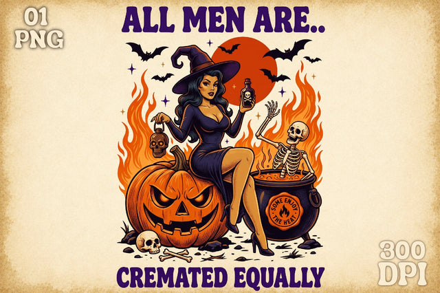 Feminist Witch Png, Funny Spooky Png SVG designartist 