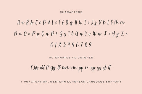 Femme Fatale Modern Calligraphy Script Font Beck McCormick 
