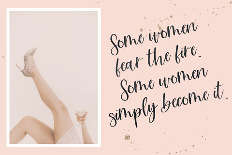 Femme Fatale Modern Calligraphy Script Font Beck McCormick 