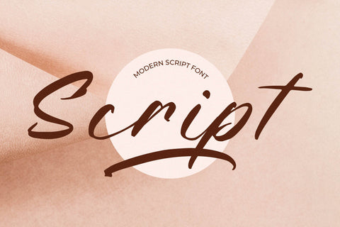 Feori Luna - Modern Script Font Font Letterena Studios 