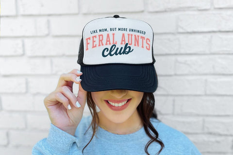 Feral Aunts Club SVG, Funny Aunt Shirt Design SVG Pickled Thistle Creative 
