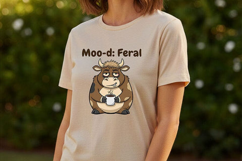 Feral Cow Png Bundle, Funny Cow Png Collection, Cute Sassy Cow Clipart Set, Sarcastic Farm Animal Designs, Sublimation Graphics Pack SVG TiffsCraftyCreations 