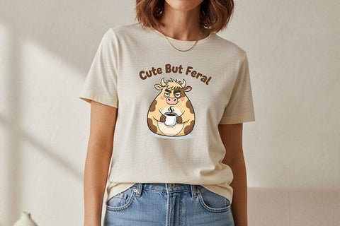 Feral Cow Png Bundle, Funny Cow Png Collection, Cute Sassy Cow Clipart Set, Sarcastic Farm Animal Designs, Sublimation Graphics Pack SVG TiffsCraftyCreations 