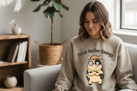 Feral Cow Png Bundle, Funny Cow Png Collection, Cute Sassy Cow Clipart Set, Sarcastic Farm Animal Designs, Sublimation Graphics Pack SVG TiffsCraftyCreations 