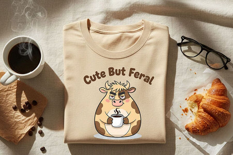 Feral Cow Png Bundle, Funny Cow Png Collection, Cute Sassy Cow Clipart Set, Sarcastic Farm Animal Designs, Sublimation Graphics Pack SVG TiffsCraftyCreations 