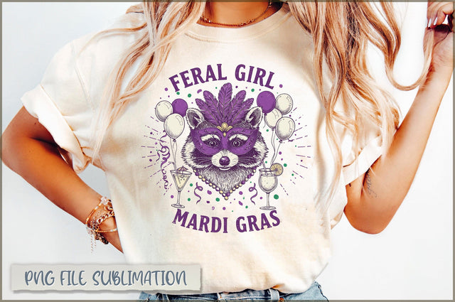 Feral Girl Mardi Gras Sublimation Sublimation Shetara Begum 