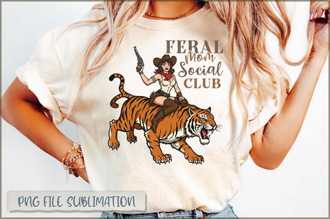 Feral moms social club sublimation Sublimation Shetara Begum 